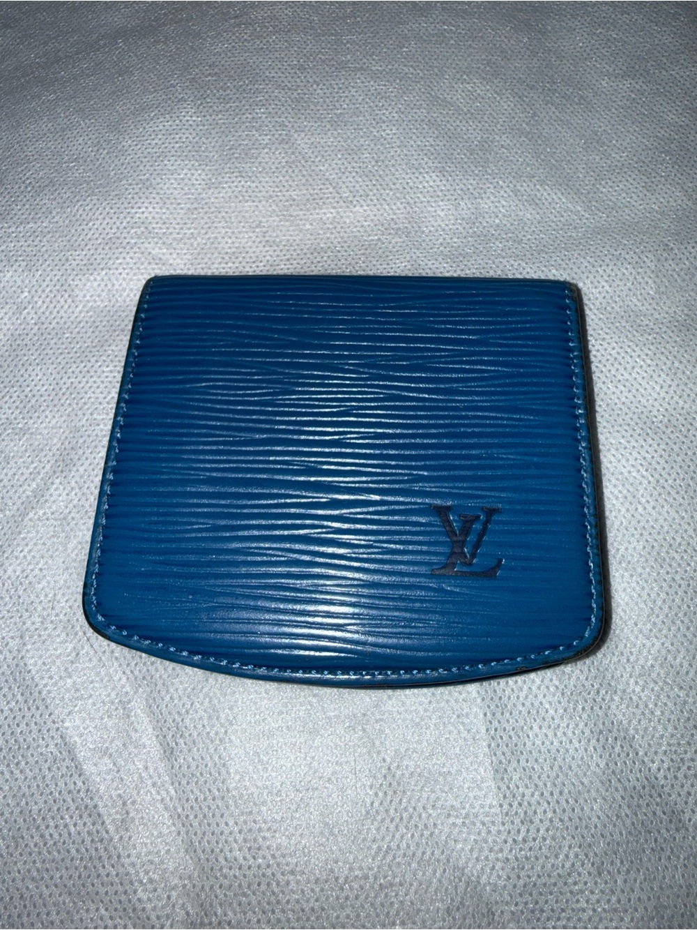 Louis Vuitton Blue Epi Leather Coin Purse